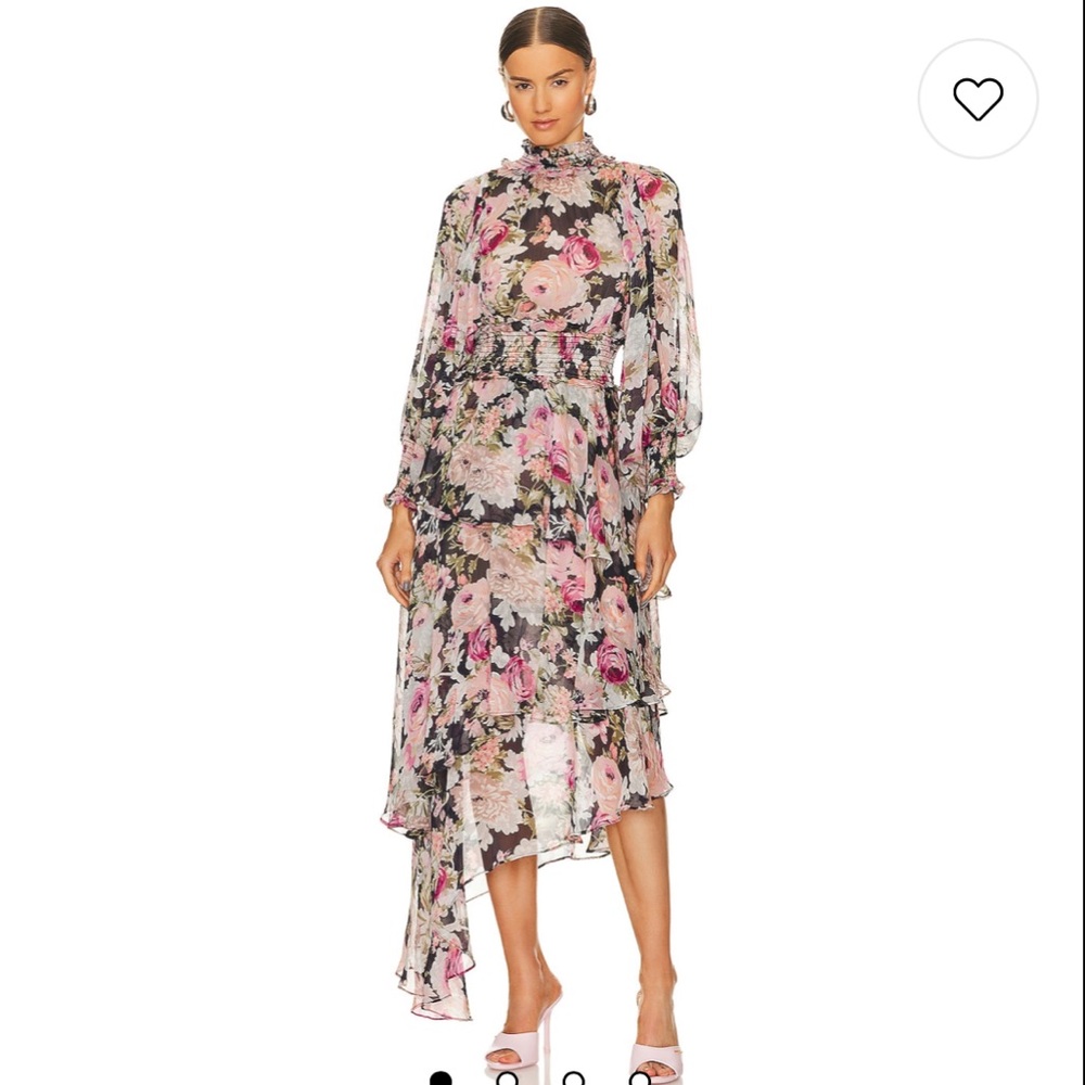 NWT Elliatt Floral Long Sleeve Dress size small